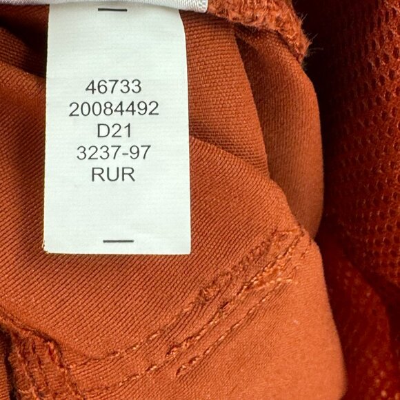 Duluth Womens Rust Brown Flat Front Utility Shorts Size 12 Durable Cotton Blend - Picture 5 of 7